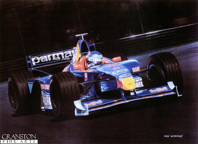 Jean Alesi - Sauber by Ivan Berryman. (B)