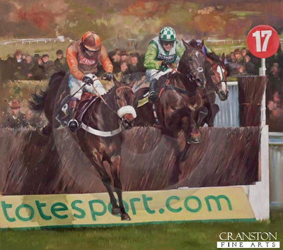 Long Run, Denman and Kauto Star by Jacqueline Stanhope.