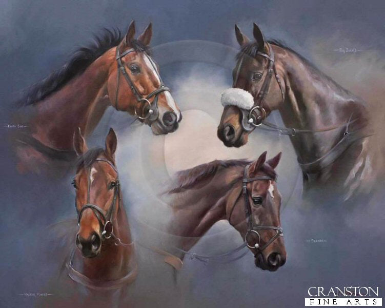 Legends - Kauto Star, Big Buck's, Denman and Masterminded by Jacqueline Stanhope.