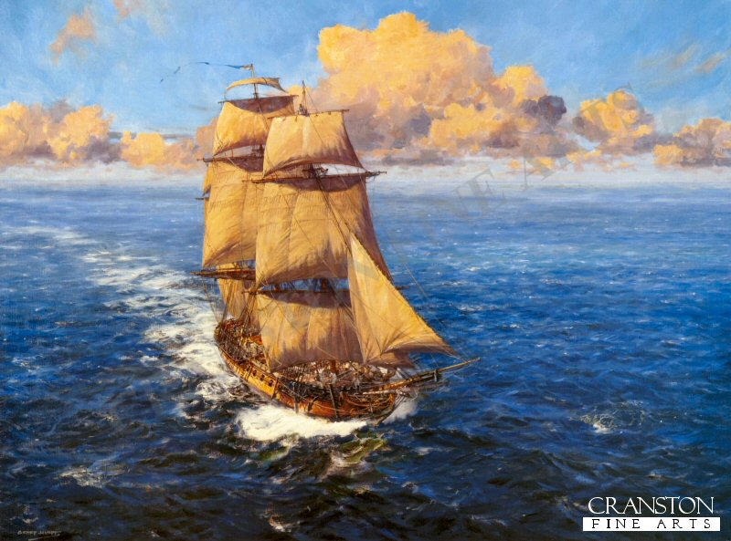Boreas in the West Indies March 1787 by Geoff Hunt.