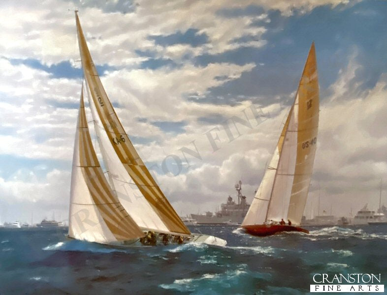 Australia II Tacks For The Line by Steven Dews