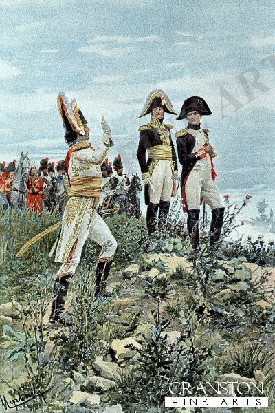 Prince Murat Saluting The Emperor Napoleon by Felician Myrbach.