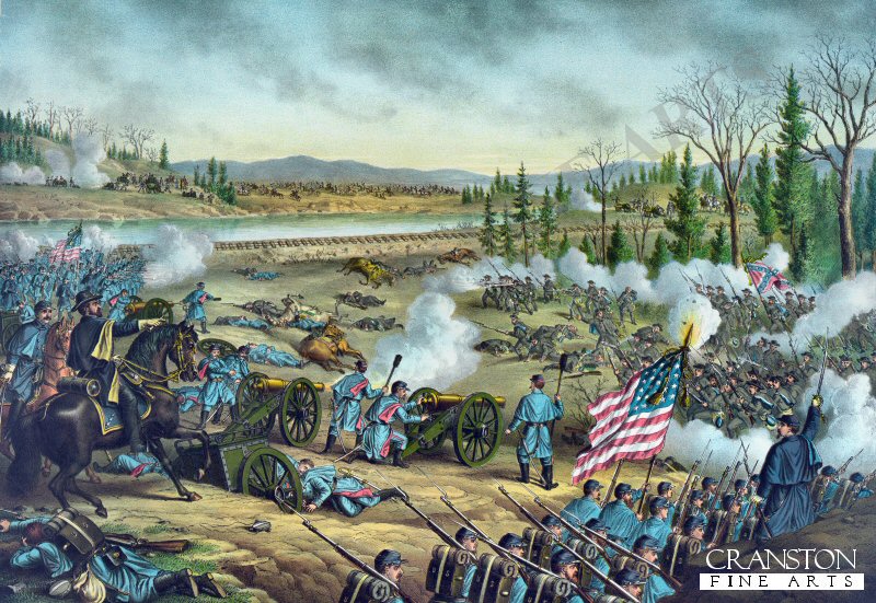 The Battle of Stones River - December 31st 1862 by Louis Kurz