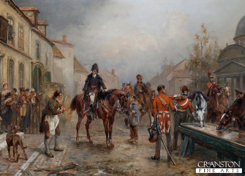 On the Eve of Waterloo by Robert Alexander Hillingford