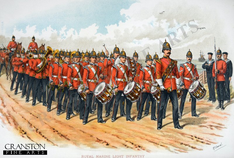 Royal Marine Light Infantry by Richard Simkin