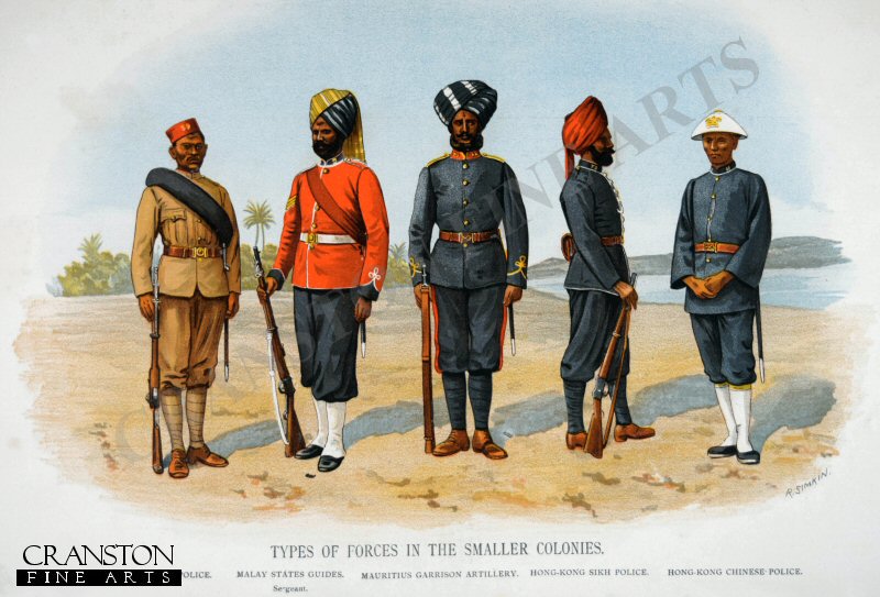 Types of Forces in the Smaller Colonies by Richard Simkin