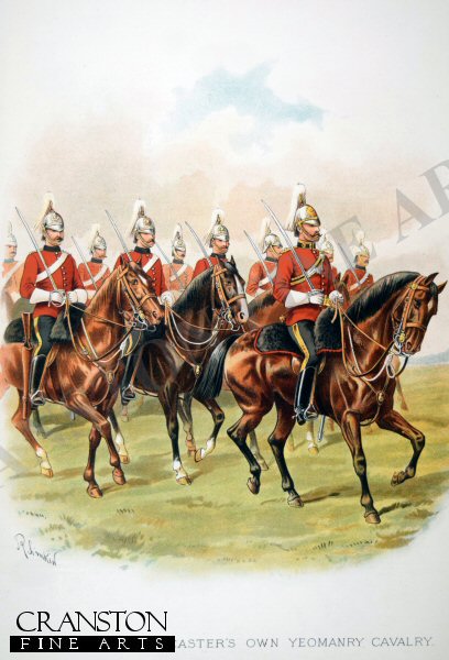 The Duke of Lancasters Own Yeomanry Cavalry by Richard Simkin
