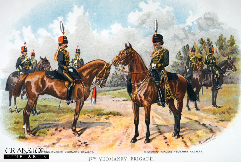17th Yeomanry Brigade by Richard Simkin