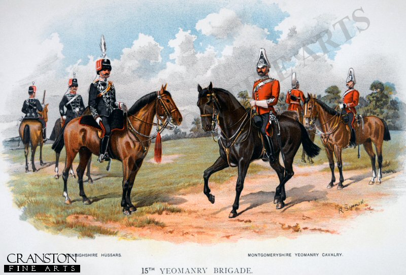 15th Yeomanry Brigade by Richard Simkin