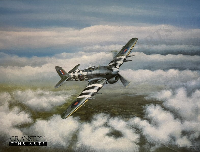 In Peaceful Skies (Hawker Typhoon) by Brian Robinson.