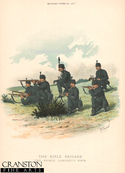Rifle Brigade (The Prince Consorts Own) by Richard Simkin.