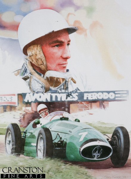 Sir Stirling Moss OBE by Gary Keane.