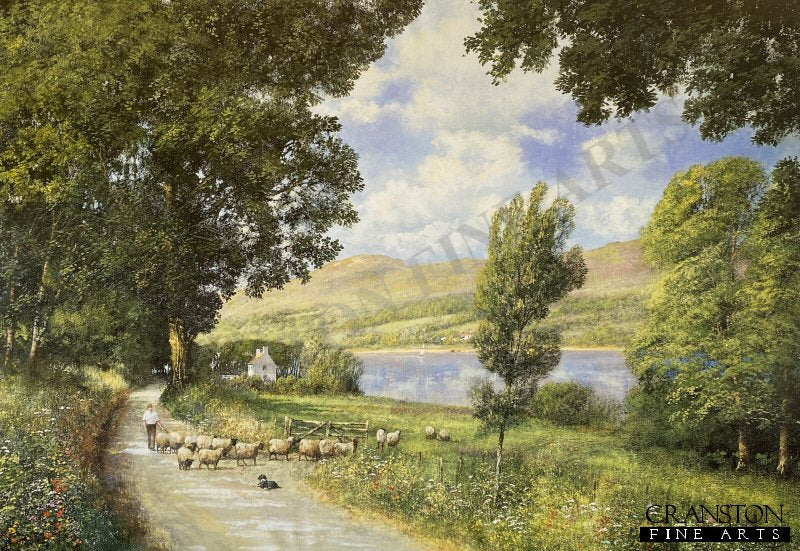 Scottish Loch Scene by Clive Madgwick.