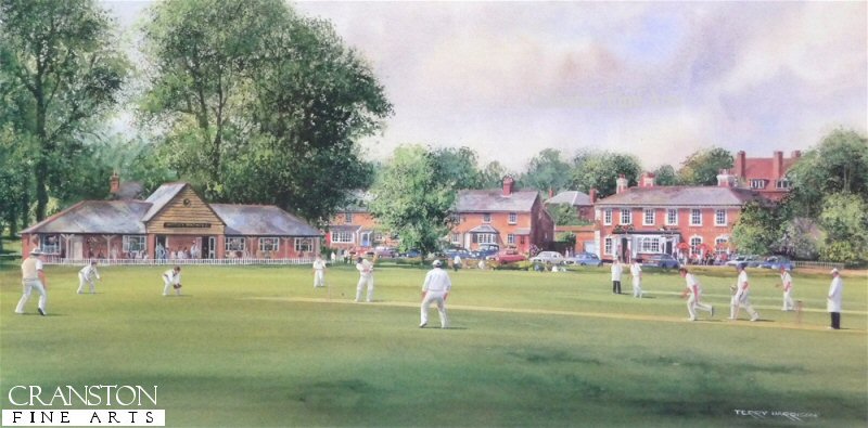 The Cricketers by Terry Harrison. (B)