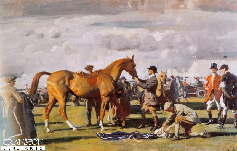The Red Prince Mare by Sir Alfred Munnings.
