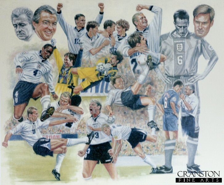 England - Euro 96 by Peter Deighan.