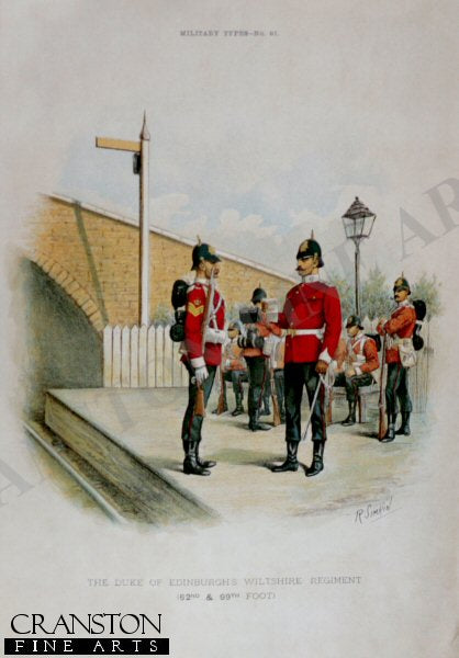 Wiltshire Regiment by Richard Simkin
