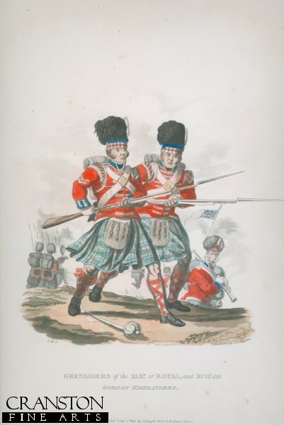 Grenadiers of the XLII or Royal, and XCII or Gordon Highlanders