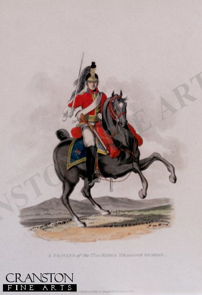 Private, 1st or Kings Dragoons Guards by J C Stadler after Charles Hamilton Smith.