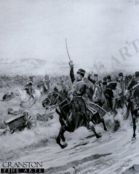 Charge of the Light Brigade (Balaclava), 1854 by Henry Dupray