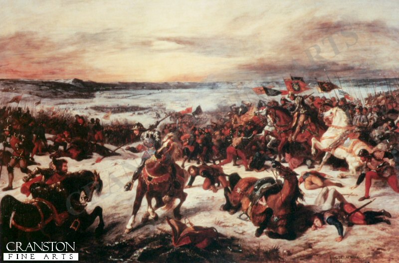 Death of Charles the Brave by Eugene Delecroix.