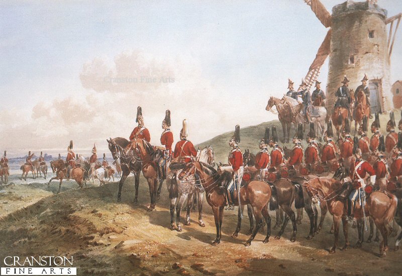 The 1st (Royal) Dragoons, Brighton 1866 by Orlando Norie.