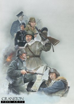 Original art work for the book A Time of War Vol II, Come Evil Days by Chris Collingwood.