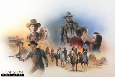 Original art for the book Texas Brazos by Chris Collingwood.