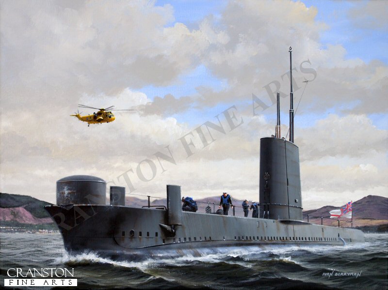 HMS Orpheus Departs From Faslane by Ivan Berryman [Original Painting]