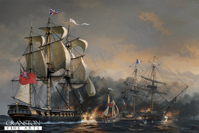 The Battle of Basque Roads [Original Painting]