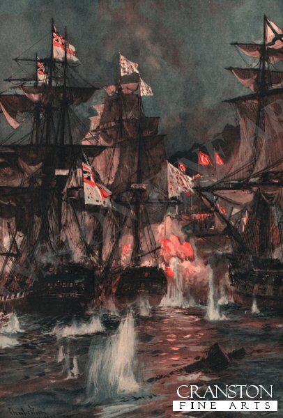 The Battle of Navarino by Charles Dixon