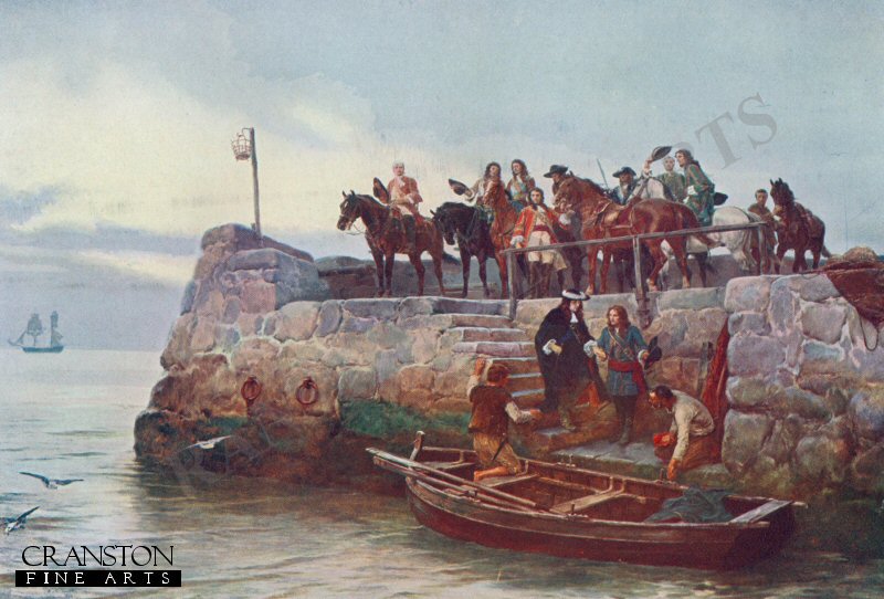 A Lost Cause: The Flight of James II After the Battle of the Boyne, 1690 by Andrew Carrick Gow.
