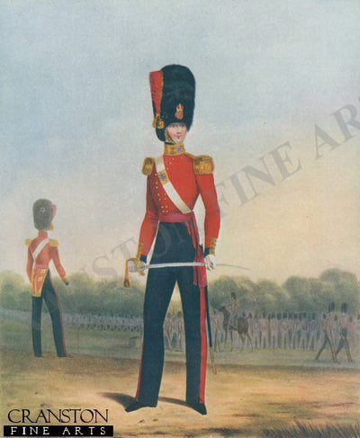 Officer of the Coldstream Guards (Winter Dress) by L Mansion & L Eschauzier (P)