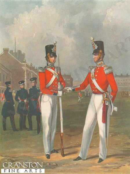 The Hon. Artillery Company Officer and Private by J Harris after H Martens 1848