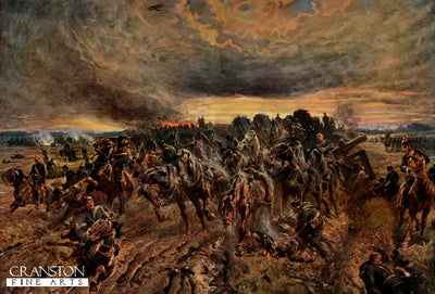 The German Retreat from the Marne, September, 1914 by John Charlton