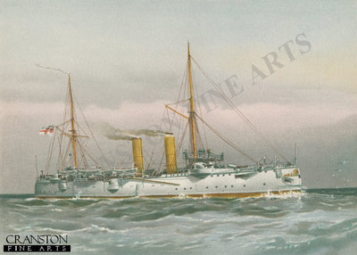 HMS Magicienne by W Fred Mitchell (P)