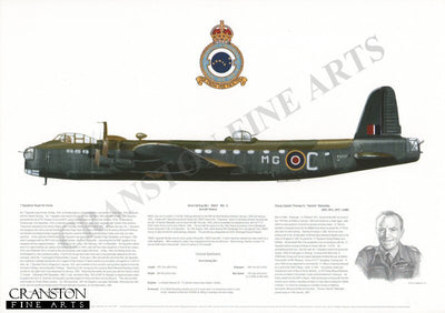Short Stirling MkI R9257 MG - C. by M A Kinnear.