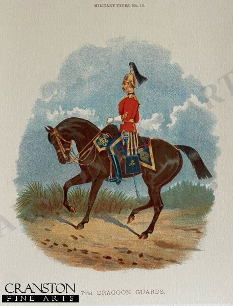 7th Dragoon Guards by Richard Simkin (P)