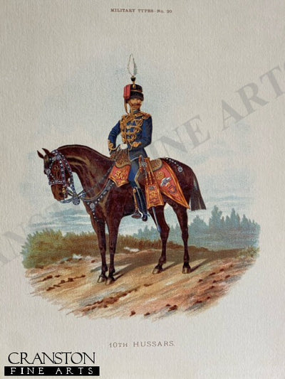 10th Hussars by Richard Simkin (P)