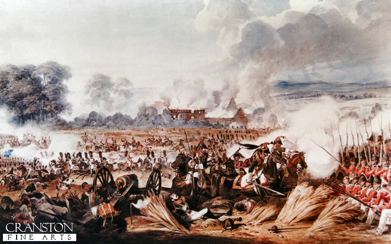 Waterloo, Charge of the French Cavalry by Dennis Dighton.