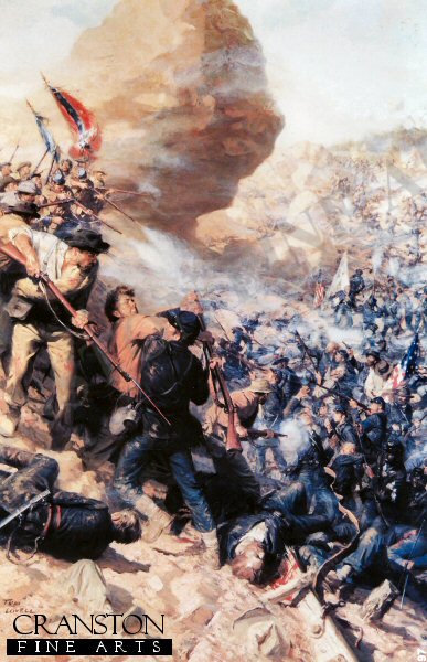 Battle of The Crater by Tom Lovell.