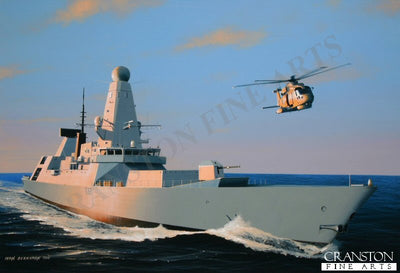 HMS Daring by Ivan Berryman. (P)