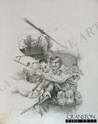 Original pencil drawing by Chris Collingwood produced on art board. (P)
