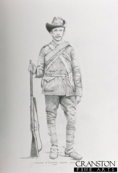 Trooper, 11th Yorkshire Dragoon Company c.1901 by Chris Collingwood. (P)