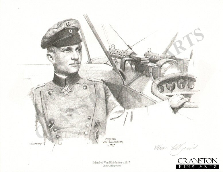Manfred Von Richthofen c.1917 by Chris Collingwood. (AP)