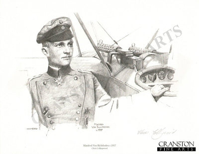 Manfred Von Richthofen c.1917 by Chris Collingwood. (P)
