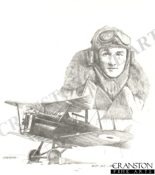 British Ace Albert Ball c.1917 by Chris Collingwood. (AP)