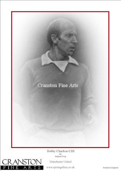 Bobby Charlton CBE by Stephen Doig.