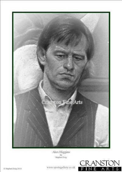 Alex Higgins - Snooker Legend by Stephen Doig.