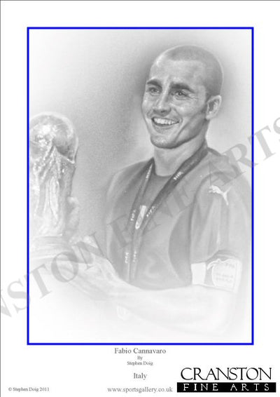 Fabio Cannavaro - World Cup Winner 2006 by Stephen Doig.
